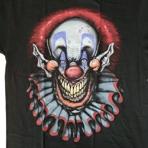 Insane Clown T-Shirt Scary Crazy Evil Horror Med